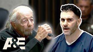 Judge Shuts Down Triple Murderer Ranting About His Innocence  Court Cam  AampE [upl. by Danelle794]