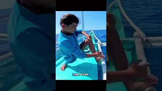 Disabled Boy Lands 200 Giant Grouper Using Risky Bait shorts fishing seafood [upl. by Morlee955]