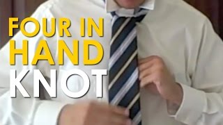 How to Tie a FourinHand Knot  The Art of Manliness [upl. by Shayn702]