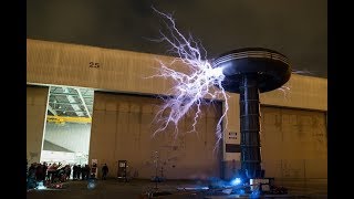 Worlds Largest Tesla Coil – Full Power Demo [upl. by Guinna]