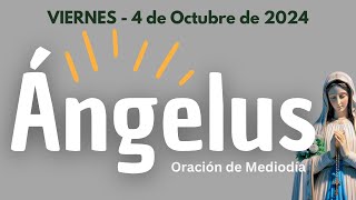 ANGELUS 🌟 Oración del Mediodía de HOY Viernes 4 de octubre de 2024 [upl. by Mosa]