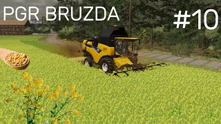 FS22 PGR BRUZDA  EP 10  RACCOLTA DELLA SENAPE CON NEW HOLLAND E BARRA CRESSONI [upl. by Adirahs]