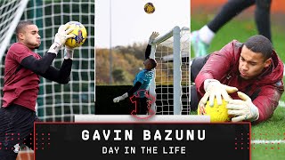 DAY IN THE LIFE Gavin Bazunu  From training to the analysis suite 🤓 [upl. by Aierbma]