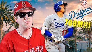 Goodbye Shohei Ohtani Angels Fan Reacts to Shohei Ohtani signing with the Los Angeles Dodgers [upl. by Xad696]