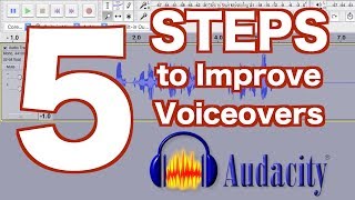 5 STEPS to Improve Your VOICEOVER in Audacity [upl. by Aicat561]