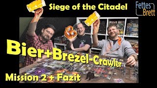 Lets Play  Siege of the Citadel  Mission 2 Coop  Fazit  Brettspiel [upl. by Ojela]