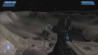 Halo 1 Cut Level  Moonbase M1 Exploration [upl. by Corenda551]