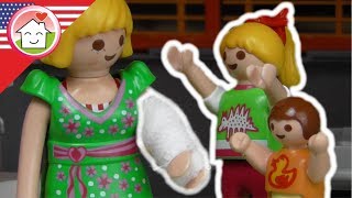 Playmobil movie english  The Broken Arm  The Hauser Family kids cartoons [upl. by Eiznil341]