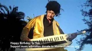 Happy Birthday To You from Elvis keytar dude [upl. by Yrrol]