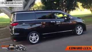 NISSAN E52 Elgrand Review top of the range  Edward Lees wwwSunRiseCarscomau [upl. by Alehs]