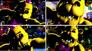 ALL FREDBEAR JUMPSCARES Ultimate Custom Night All Offices [upl. by Siron146]