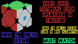 How to solve skewb  very easy tutorial [upl. by Laehplar506]