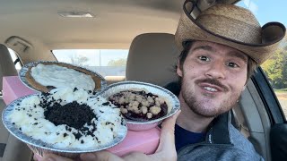 CRUMBL COOKIES PIE TESTERS REVIEW  Cookies and Cream Pie Brookie Pie Triple Berry Pie [upl. by Selrac630]