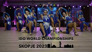 MACEDONIAN NATIONAL TEAM  IDO World Latin Style Championship 2023  Finals  Juniors Formations [upl. by Gussman]