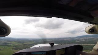 Cessna 172 G1000 POV Flying [upl. by Purpura]