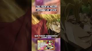 DEL PEOR AL MEJOR OPENING DE JOJOS PARTE 7  Jojos Bizarre Adventure jojo anime shorts [upl. by Fleisher866]