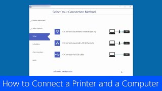 How to Connect a Printer and a Computer [upl. by Inesita746]