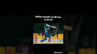 Pathum nissanka was 50 runs in 3rd odi sl vs wi [upl. by Warfeld]