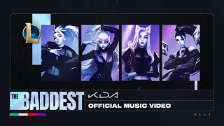 KDA  THE BADDEST ft GIDLE Bea Miller Wolftyla Official Lyric Video  League of Legends [upl. by Kent]