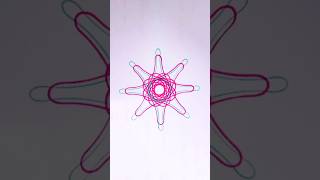 Spirograph Design  Part 55 spirographdesignpattern spiroart diyart [upl. by Grissel]