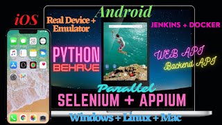 Selenium WebDriver parallel automation framework  Part 4 Python  Behave  BDD Cucumber  Jenkins [upl. by Drawdesemaj]