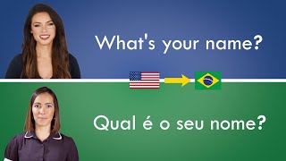 Portuguese Conversation for Beginners  BR Portuguese [upl. by Roper546]