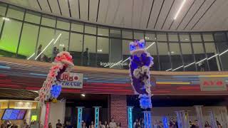 MidAutumn 2024  LED Acrobatic Lion Dance by 光藝 Kwong Ngai at Tropicana Gardens Mall [upl. by Eanel203]