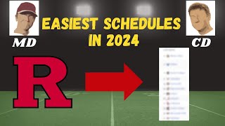 Easiest Schedules in College Football  Rutgers [upl. by Aniat]