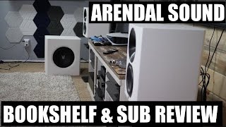 Arendal Sound  1723 THX Bookshelf amp 1961 1V Subwoofer Review [upl. by Mylan353]