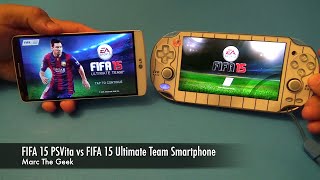 FIFA 15 PSVita vs FIFA 15 Ultimate Team Smartphone LG G3 [upl. by Ethbin53]