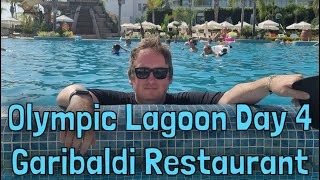 Olympic Lagoon Day 4  Garibaldi Restaurant  More sun and fun from Paphos [upl. by Mulligan]