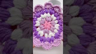 🌸🌸🌸Super Easy Coaster Crochet [upl. by Sone630]