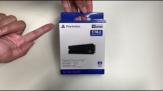 Seagate Game Drive PS5 NVMe SSD 1TB Unboxing [upl. by Rramed]