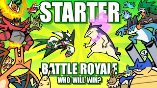 Starter Pokemon Battle Royale 💥 Collab With Gnoggin [upl. by Gottfried]