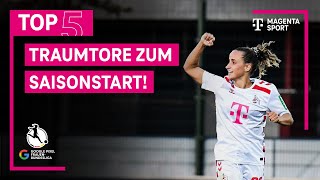 Top5  Woche 1  Google Pixel FrauenBundesliga  MAGENTA SPORT [upl. by Vey]