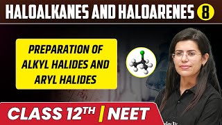 Haloalkanes and Haloarenes 08  Preparation of Alkyl Halides and Aryl Halides  Class 12thNEET [upl. by Kendra]