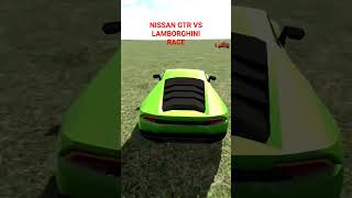 NISSAN GTR VS LAMBORGHINI RACE [upl. by Magen]