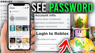 How To See Your Roblox Password  Best Guide [upl. by Darrelle]