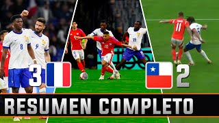 Francia 3  Chile 2 Resumen Completo  26032024 720p60HD [upl. by Araiek]