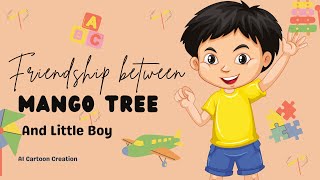 Friendship Between Mango Tree And Little Boy Cartoon Story Cartoon kahani Cartoon Video02 [upl. by Liv]