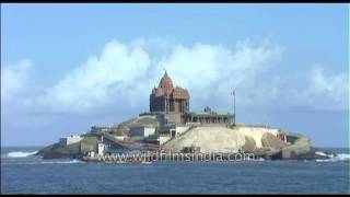 Spectacular view of Kanyakumari Temple [upl. by Owain662]