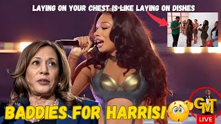 Black TikTok Comes For Kamala Harris Grown Men Trash Talk [upl. by Enial244]