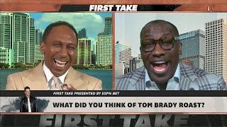 EPIC SENSATIONAL 👏 Stephen A LOVED the Roast of Tom Brady  First Take [upl. by Eiveneg299]