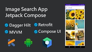 Image Search App Part2  Jetpack Compose  MVVM  Retrofit [upl. by Ki795]