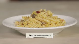 Fusilli piccanti con melanzane  Le ricette del convento [upl. by Eirrem996]