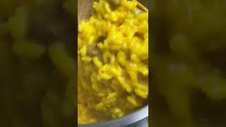 Risotto allo zafferano luganega e raspadura 🤤🍴 sebastianfitarau [upl. by Ledif]