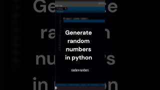 This is how you can generate otp in python ✅  python [upl. by Norrab442]