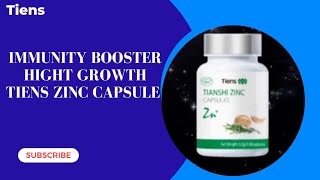 Immunity Booster  Hight Growth  Tiens Zinc Capsule tranding [upl. by Feeney]