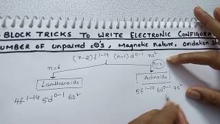 f Block TRICKS for Lanthanoids [upl. by Luiza919]