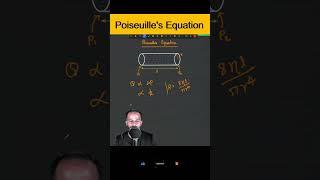 Poiseuilles Equation physics jee neet [upl. by Moser]